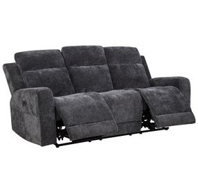 Kennett Dark Gray Power Reclining Living Room Set