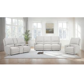 Sylmar Dove Gray Power Recliner