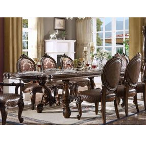 Versailles Cherry 120" Extendable Rectangular Dining Room Set