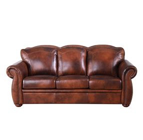 Arizona Marco Leather Upholstered Living Room Set with Nailhead Trim