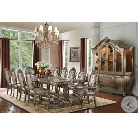 Ragenardus Vintage Oak 114" Extendable Rectangular Dining Table with Leaf