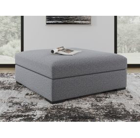 Bealton Salt and Pepper Oversized Accent Ottoman