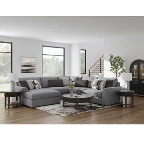 Bealton Salt and Pepper 5 Piece Sectional with LAF Chaise