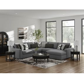 Bealton Salt and Pepper 5 Piece Sectional with RAF Chaise