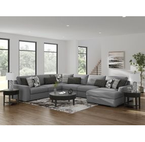 Bealton Salt and Pepper 6 Piece Sectional with RAF Chaise