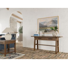 Calhoun Whiskey Oak Rectangular Sofa Table