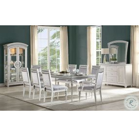 Maverick Platinum 88" Extendable Rectangular Dining Table