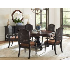 Kingstown Isla Verde Brown Upholstered Arm Chair