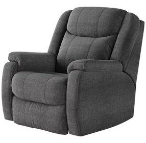 Hercules Bahari Smoke Power Recliner with USB Charging