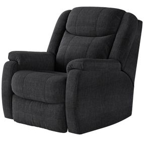 Hercules Bahari Charcoal Power Recliner with USB Charging
