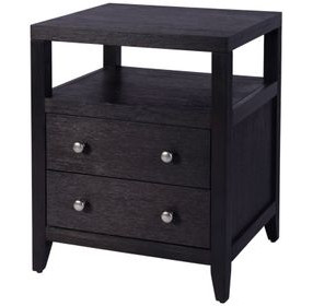 Dana Antique Coffee 2 Drawers Nightstand