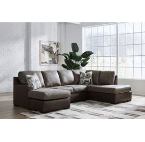 Helson Fossil 2 Piece Modular Sectional with LAF Sofa Chaise
