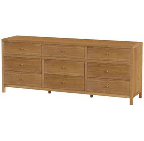 Nora Natural 9 Drawers Dresser
