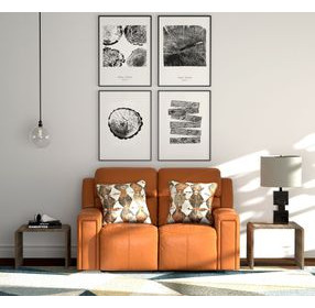 Arezzo Whiskey Zero Gravity Power Reclining Loveseat with Power Headrest