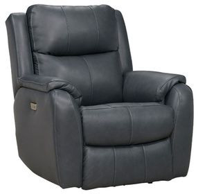 Marquis Horizon Leather Wall Hugger Power Recliner with USB Charging