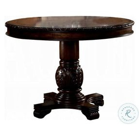 Chateau De Ville Espresso Round Counter Height Table Set