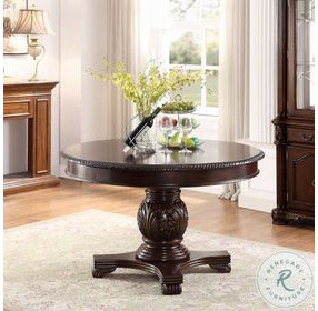 Chateau De Ville Espresso 66" Extendable Oval Dining Table