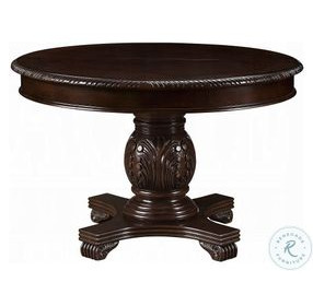 Chateau De Ville Espresso Extendable Oval Dining Room Set