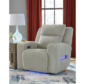 Broad Cove Alloy Zero Gravity Power Recliner with USB Charging and LED