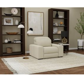 Ferrara Smoke Leather Zero Gravity Power Recliner with Power Headrest and USB Charging