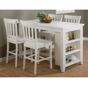 Madaket Off White 5 Piece Counter Height Dining Set
