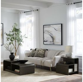 Fresh Angles Espresso Rectangular Occasional Table Set