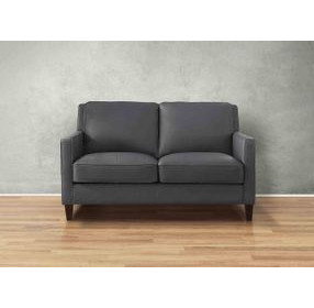 Arden Quartz Leather 60" Loveseat