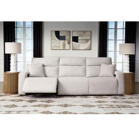 Modmax II Stone Performance Fabric Modular Power Reclining Sofa with USB Charging