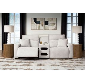 Modmax II Stone Performance Fabric 3 Piece Modular Power Reclining Sectional with USB Charging