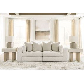 Stonecroft Manor Snowstone 2 Piece Modular Sectional Sofa with Pillows