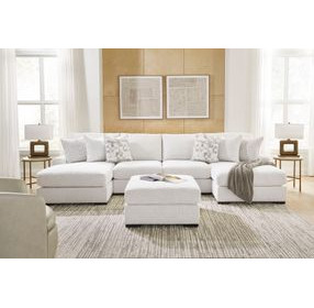 Kendrie Chalk Performance Fabric 86" Super Chaise