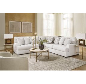 Kendrie Chalk Performance Fabric 3 Piece Modular Sectional
