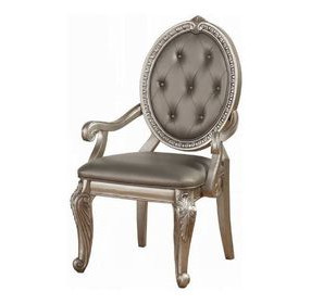 Northville Gray Upholstered Arm Chair Set of 2