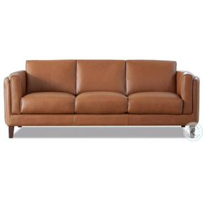 Kona Nutmeg Leather Living Room Set