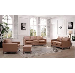 Wexford Highland Saddle Leather Living Room Set