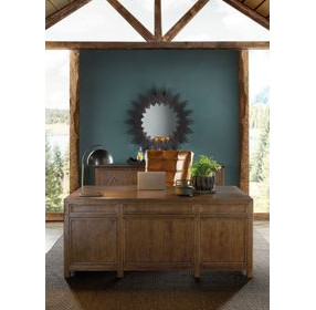 Timberline Medium Brown 72" Executive Desk