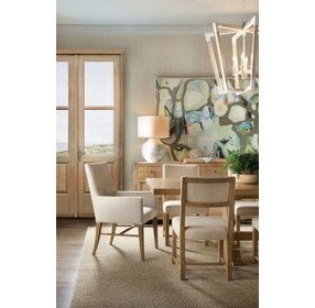 Timberline Beige and Light Brown Upholstered Arm Chair