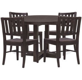 Timberline Black 48" Round Dining Room Set