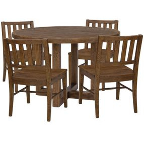 Timberline Medium Brown 48" Round Dining Room Set