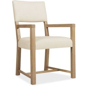 Timberline Beige Upholstered Arm Chair