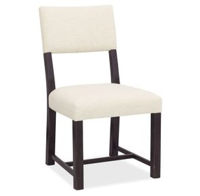Timberline Black and Beige Upholstered Side Chair