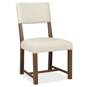 Timberline Medium Brown and Beige Upholstered Side Chair