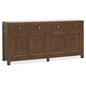 Driftwood Medium Brown 4 Door Buffet