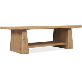 Timberline Light Brown Rectangular Cocktail Table