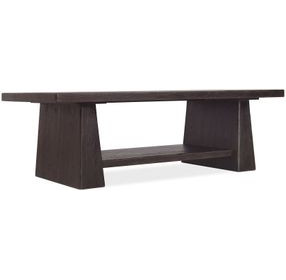 Timberline Black Rectangle Cocktail Table