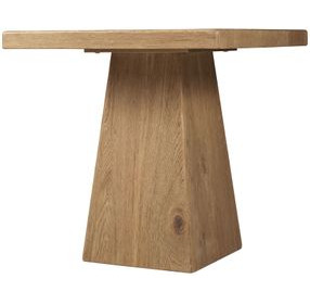 Driftwood Light Brown Square End Table