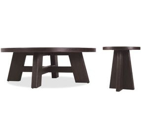 Timberline Black Round Occasional Table Set