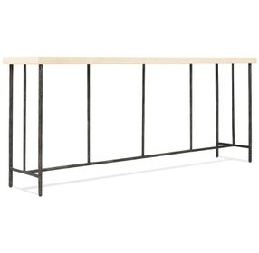 Timberline Beige And Gray 80" Console Table