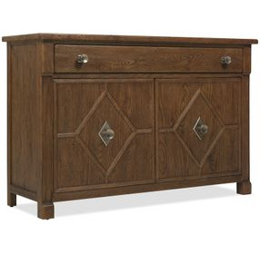 Timberline Medium Brown 1 Drawer Hall Chest