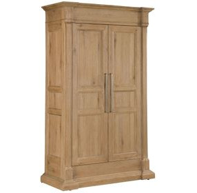 Timberline Light Brown 2 Door Wardrobe